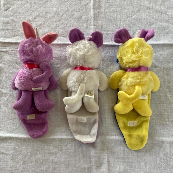 Vtg Lot 3 Pur Purr Tenders Plush Stuffed Toy Sock-ems 1987 Hallmark Burger King - Picture 7 of 8